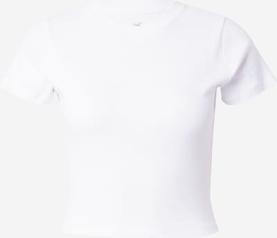 Tricou HOLLISTER pe alb, Vizualizare produs