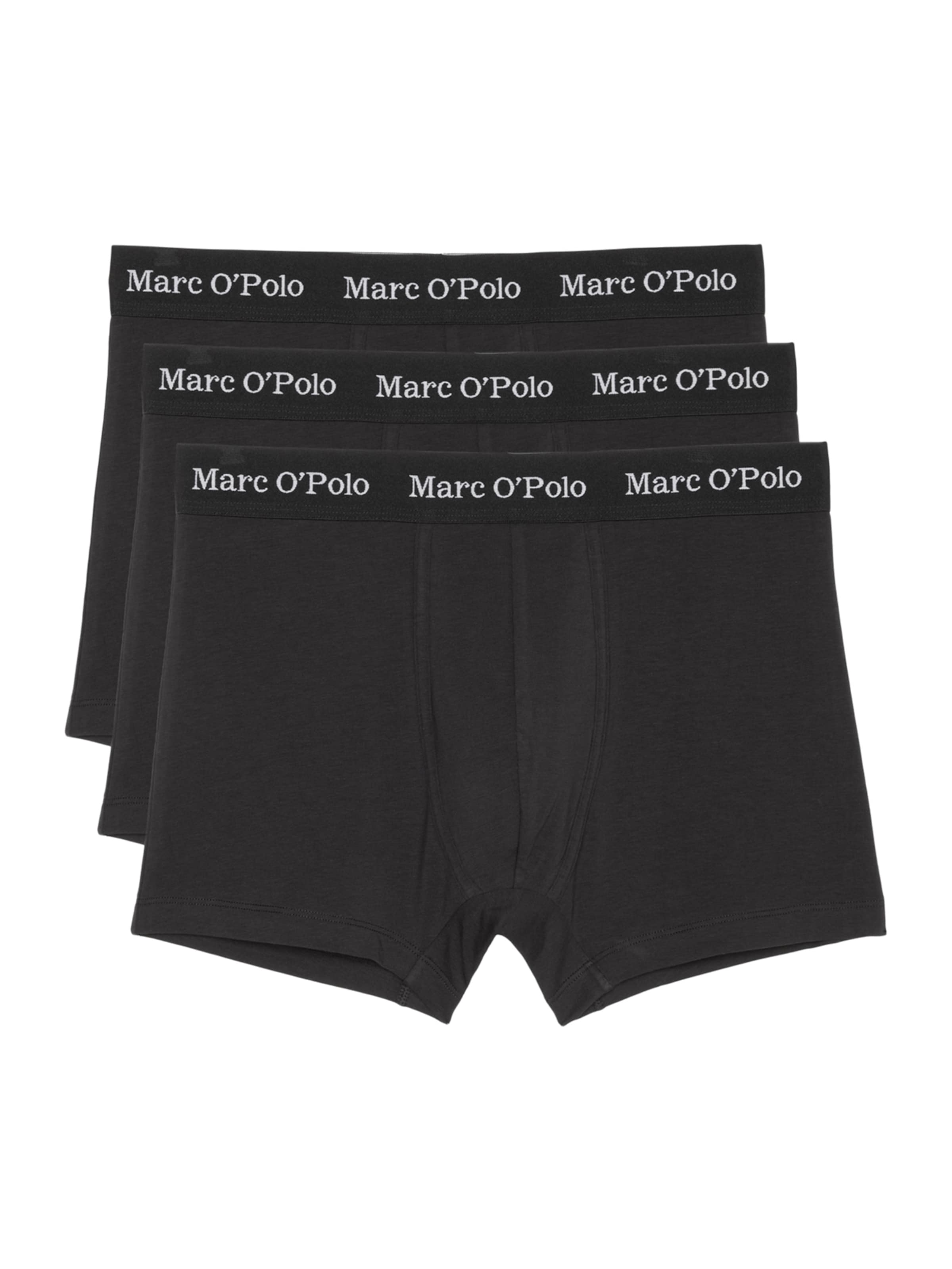 Marc O'Polo Retro Boxer ' Essentials ' in Schwarz: Vorderseite