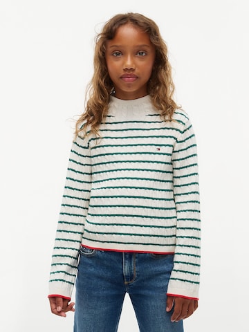 TOMMY HILFIGER Pullover in Beige: Vorderseite
