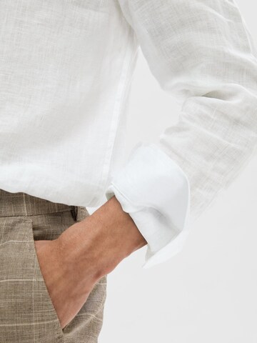 SELECTED HOMME Regular Fit Skjorte 'KYLIAN' i hvid