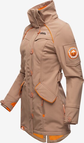MARIKOO Toiminnallinen takki 'Soulinaa' värissä ruskea