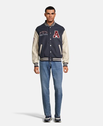 AÉROPOSTALE Between-season jacket 'VARSITY' in Blue