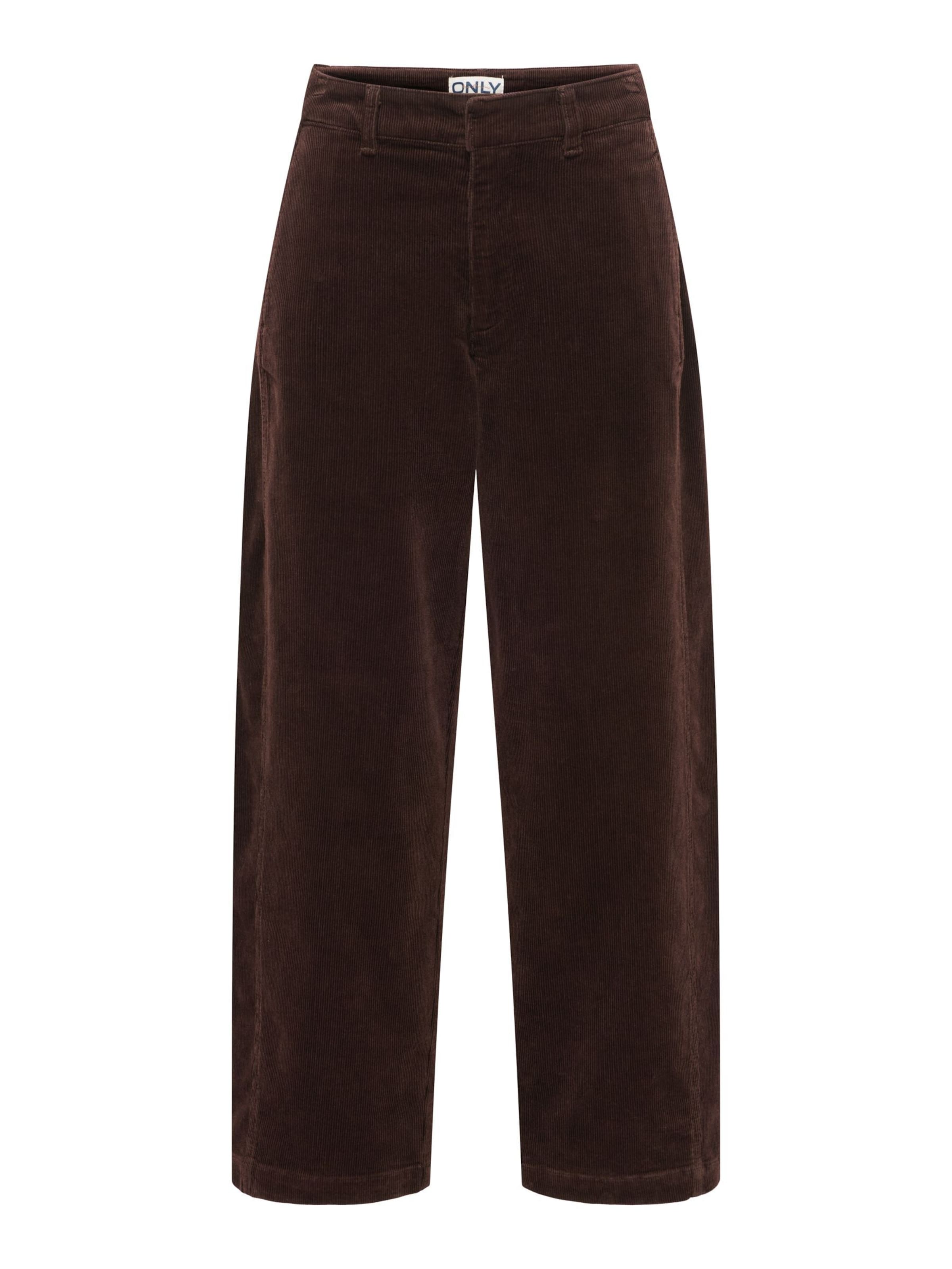 ONLY Broek 'ONLClair-Flora' in Bruin: voorkant