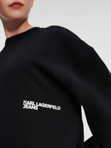 KARL LAGERFELD JEANS Sweatshirt i sort