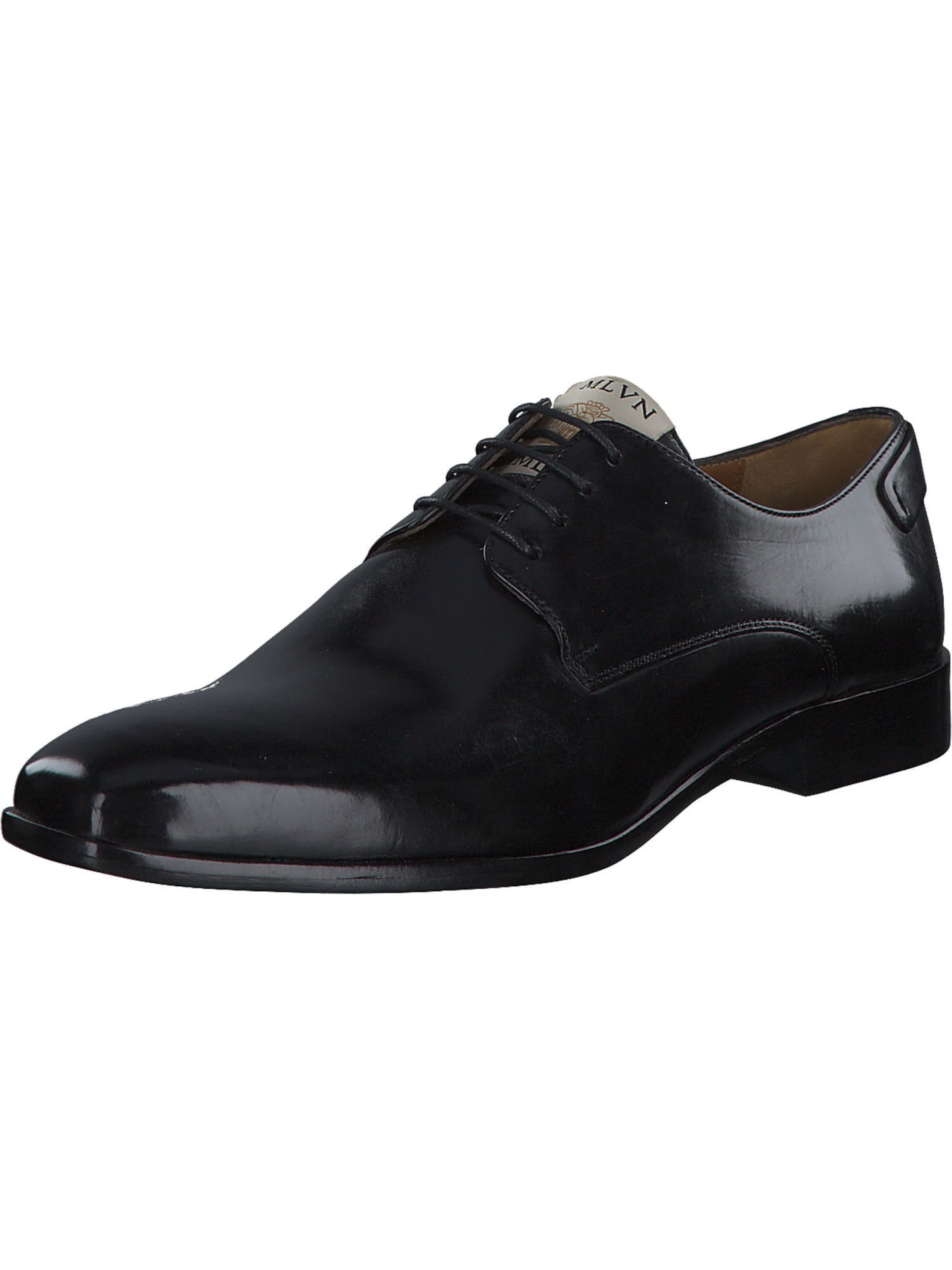 MELVIN & HAMILTON Lace-up shoe 'Bond 1' in Black: front