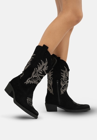 Salinyang Cowboylaarzen in Zwart