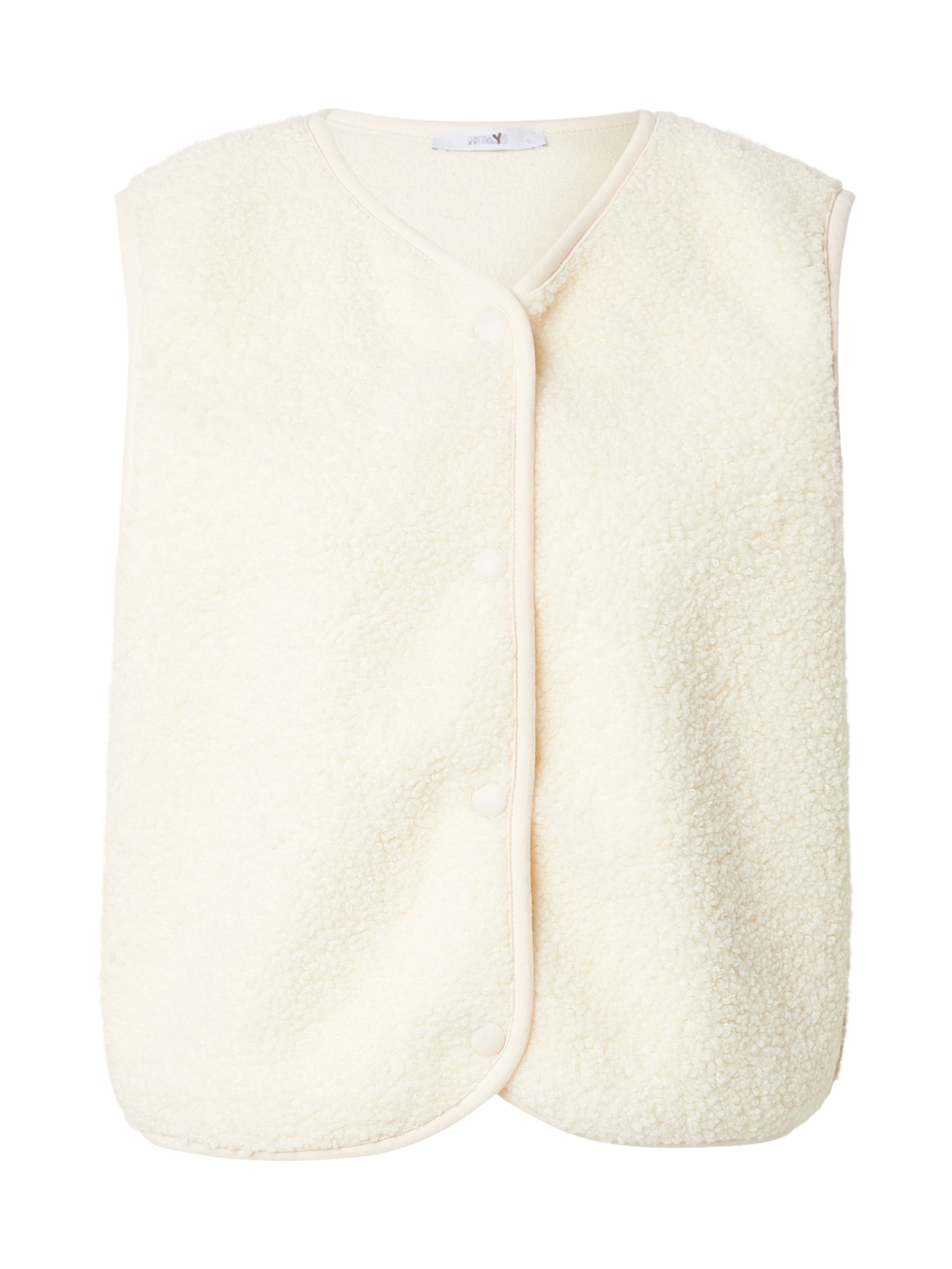 Hailys Weste 'Ni44cola' in Beige: Vorderseite