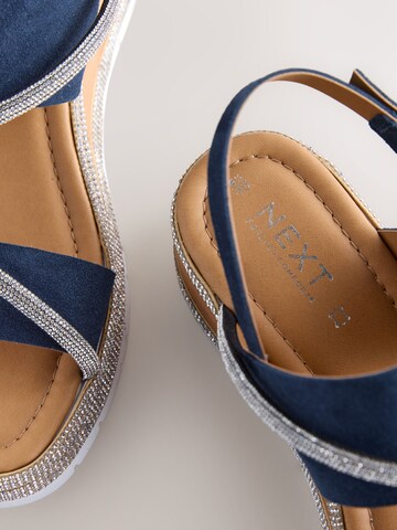 Sandales Next en bleu