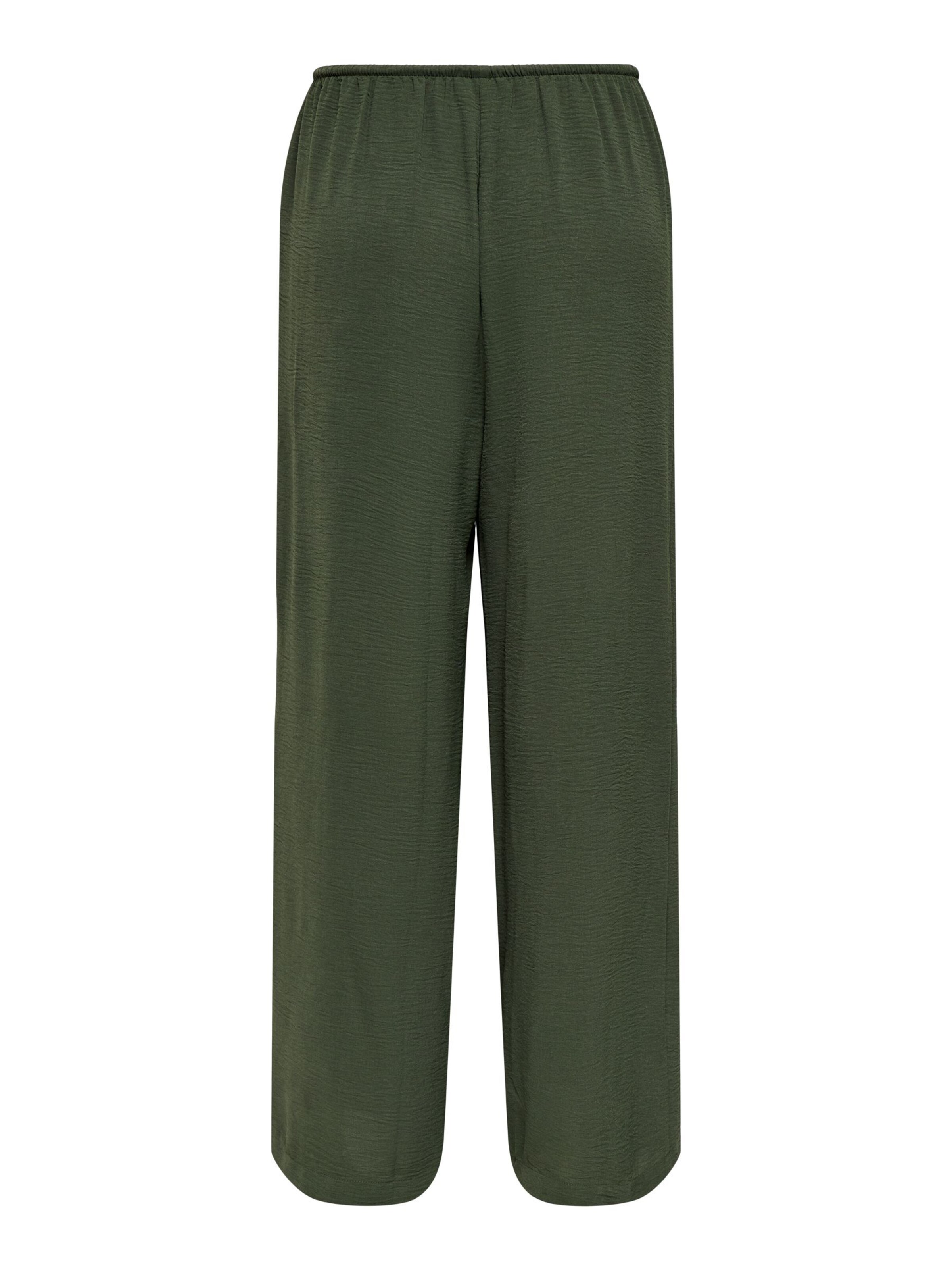 JDY - Pierna ancha Pantalón en verde