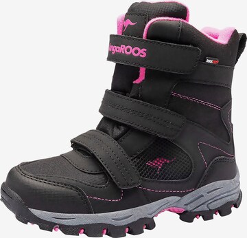 KangaROOS Snow Boots in Black: front