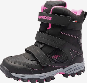 KangaROOS Snow Boots in Black: front