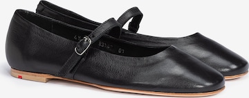 LLOYD Ballet Flats with Strap in Black