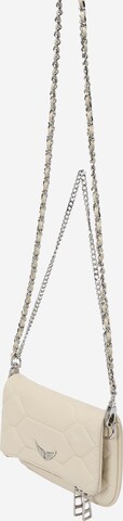 Zadig & Voltaire Clutch 'ROCK NANO' in White: front