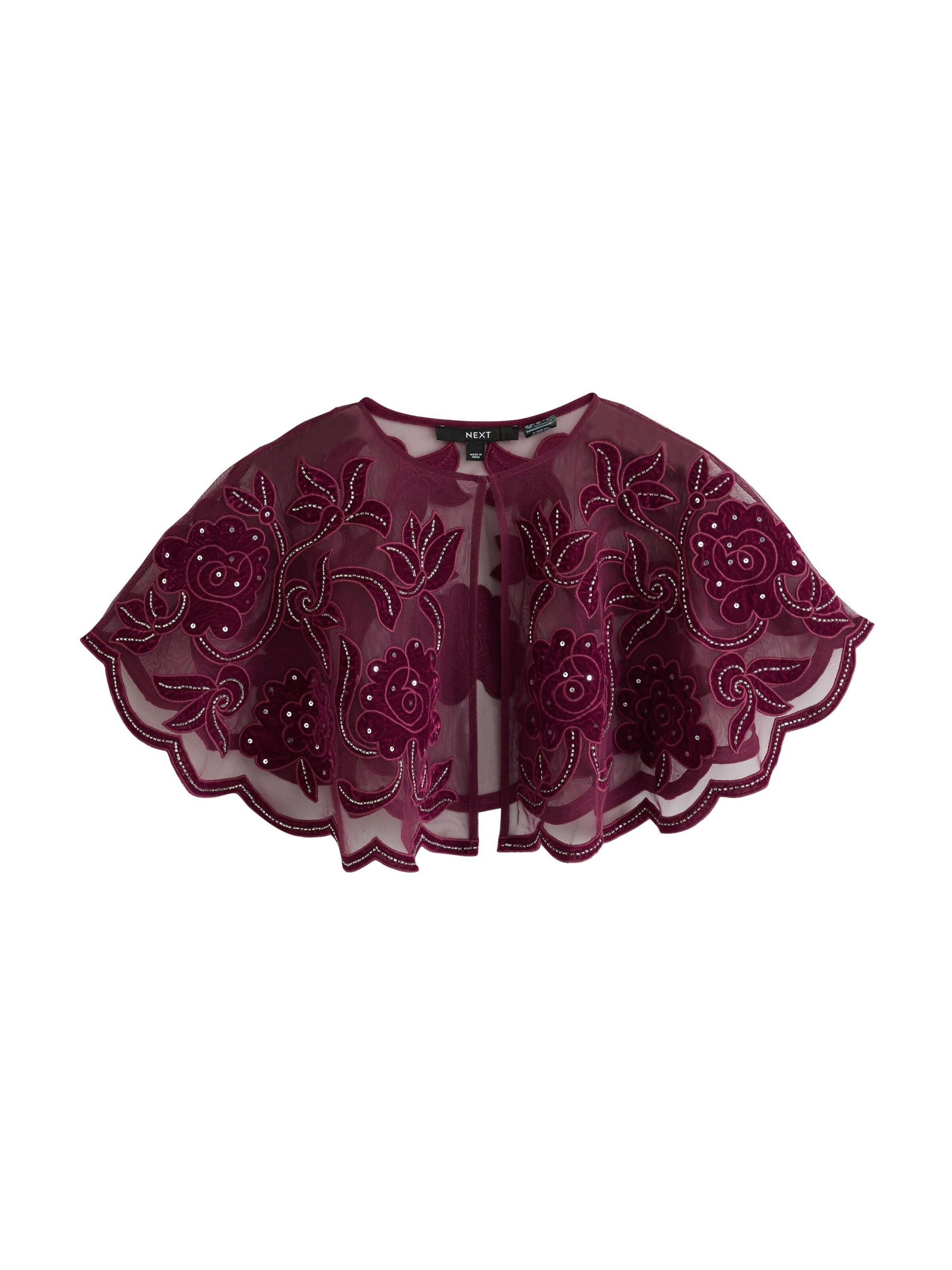 Next Cape in Rood: voorkant