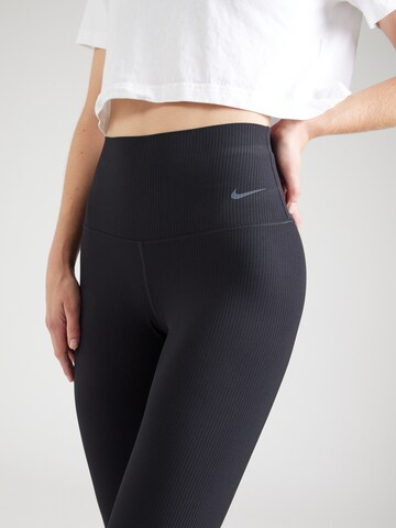 NIKE Skinny Sporthose 'ZENVY' in Schwarz