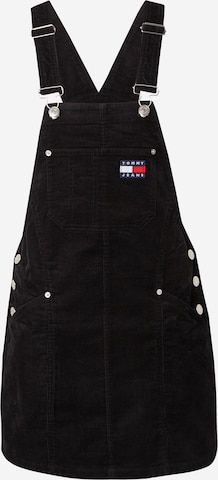 Tommy Jeans Overall Skirt in Black: front