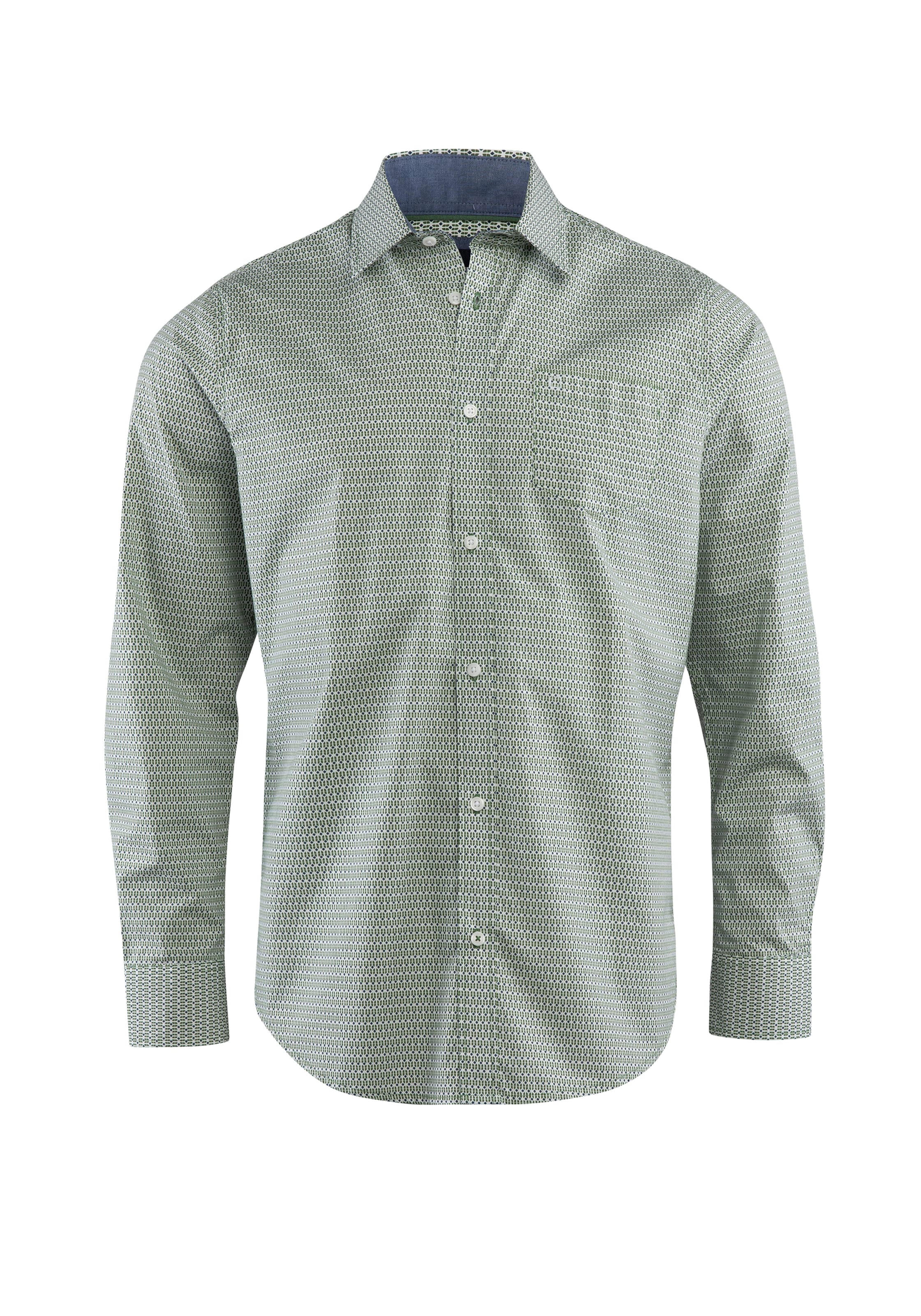 Stooker Men Button Up Shirt 'Hugh' in Green: front