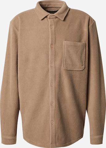 Coupe regular Chemise 'Jarne' DAN FOX APPAREL en beige : devant