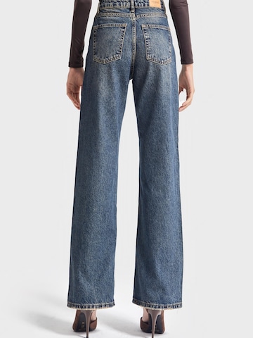 IT'S BASIC Regular Jeans 'EMMA Straight High Rise' in Blue