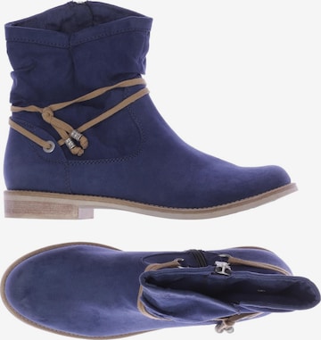 MARCO TOZZI Stiefelette 40 in Blau: predná strana