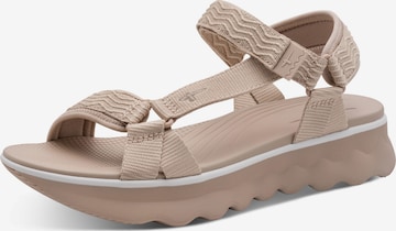 Tamaris Matkasandaal, värv beež: eest vaates