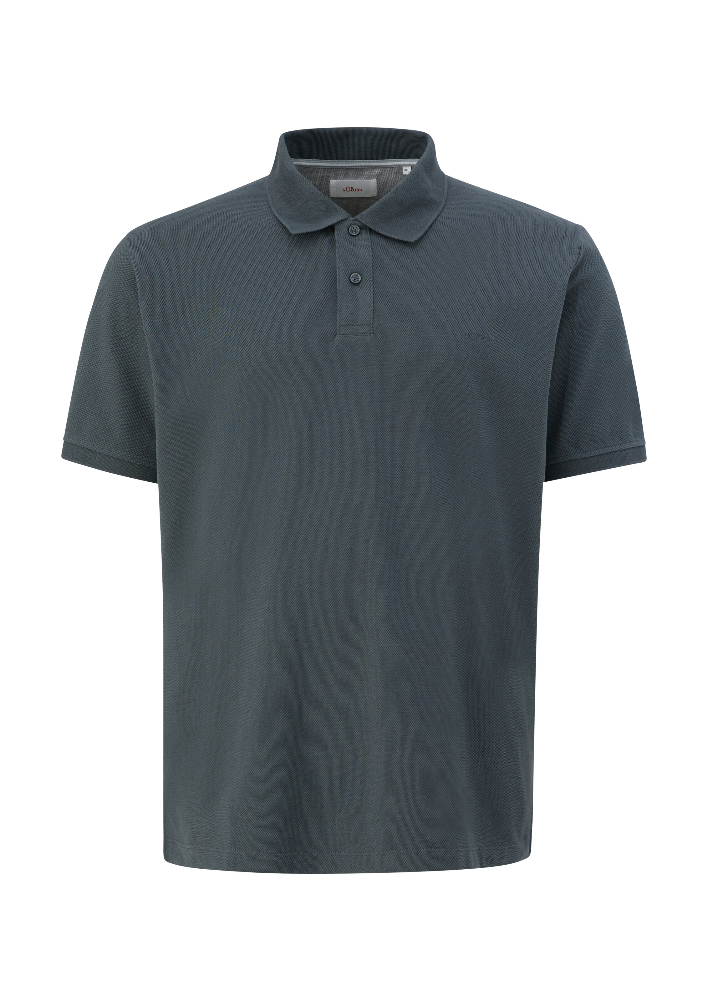 s.Oliver Men Big Sizes Poloshirt in Blau: Vorderseite