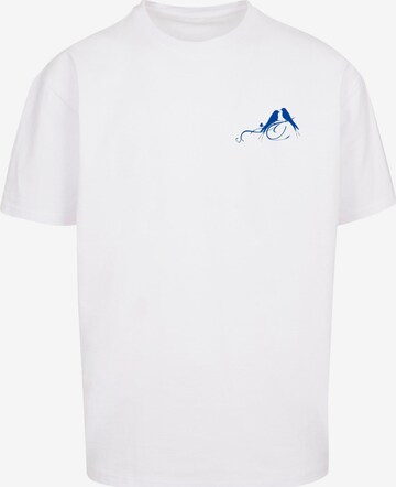 T-Shirt 'Love Birds' Merchcode en blanc : devant