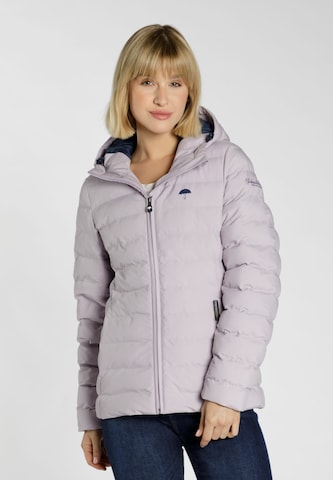 Schmuddelwedda Between-season jacket in Purple: front