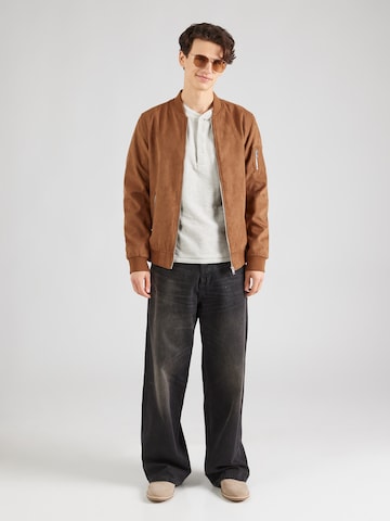 Maglietta 'JORAUSTIN' di JACK & JONES in grigio