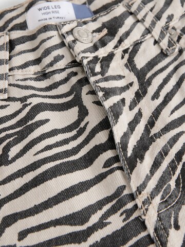 Wide Leg Jean Next en beige