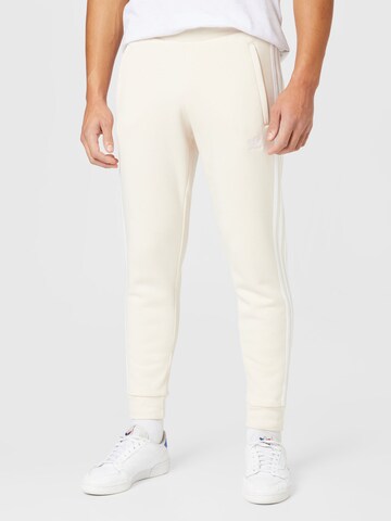 ADIDAS ORIGINALS Slim fit Pants 'Adicolor Classics' in White: front