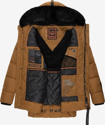 STONE HARBOUR Winter jacket 'Mironoo' in Brown