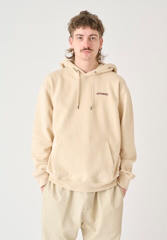 Cleptomanicx Sweatshirt in Beige: front