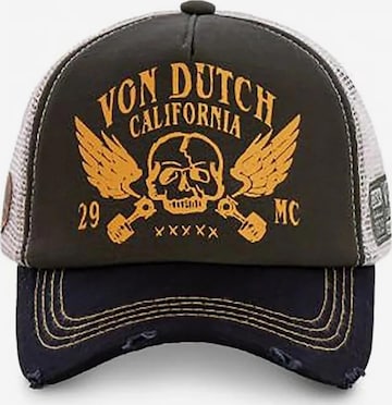 Casquette 'Gorra von dutch marron crew5 trucker cap' Von Dutch en marron : devant