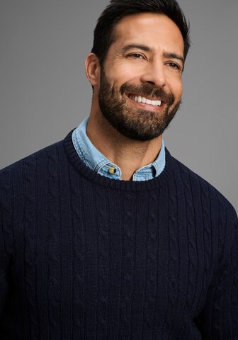 Man's World Pullover in Blau