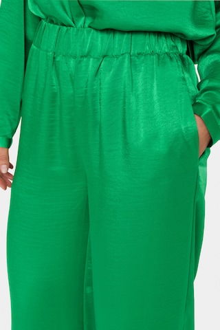 Wide Leg Pantalon 'Dinne' SAINT TROPEZ en vert