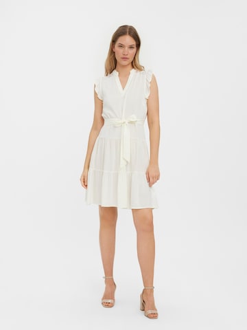 VERO MODA Shirt Dress 'Asta' in White