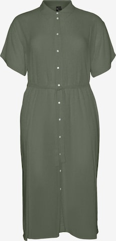 Abito camicia di Vero Moda Curve in verde: frontale