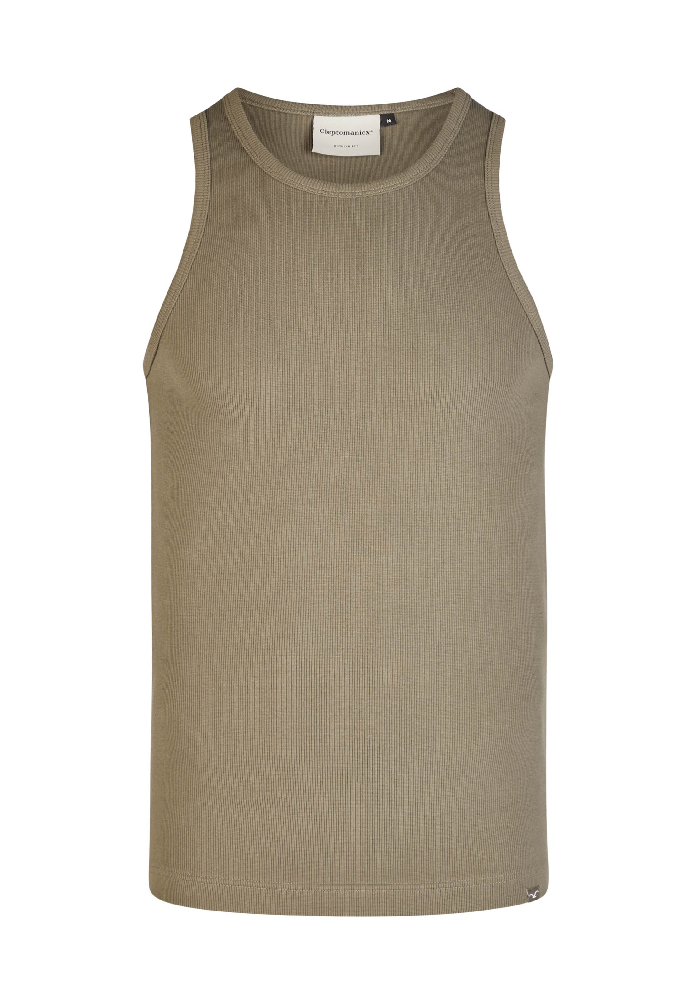 Cleptomanicx Tops 'Tank Top Ligull' in Braun: Vorderseite