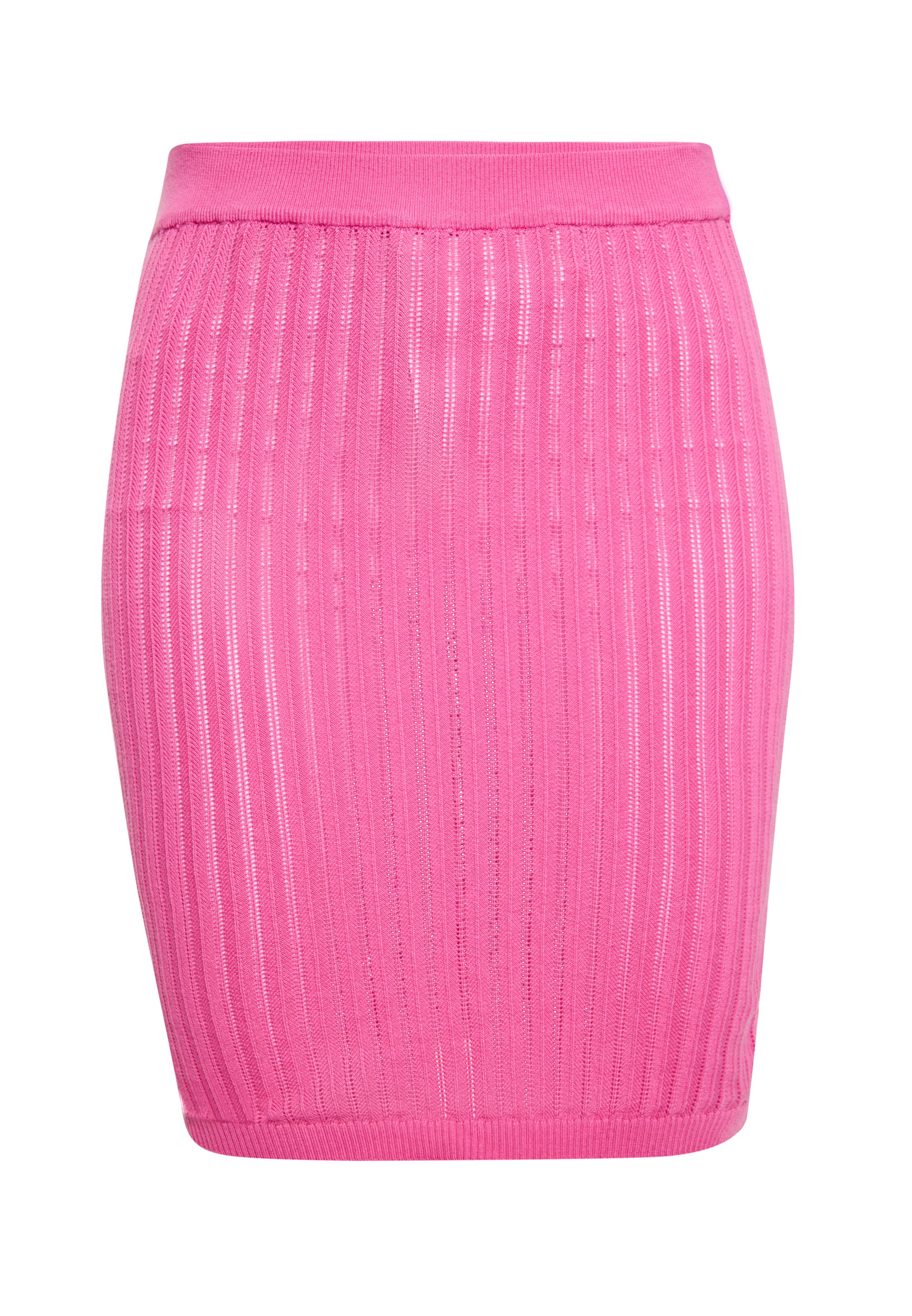 Fustă de la IZIA pe roz: față