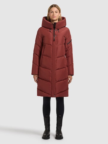 Manteau d’hiver 'Jange' khujo en rouge
