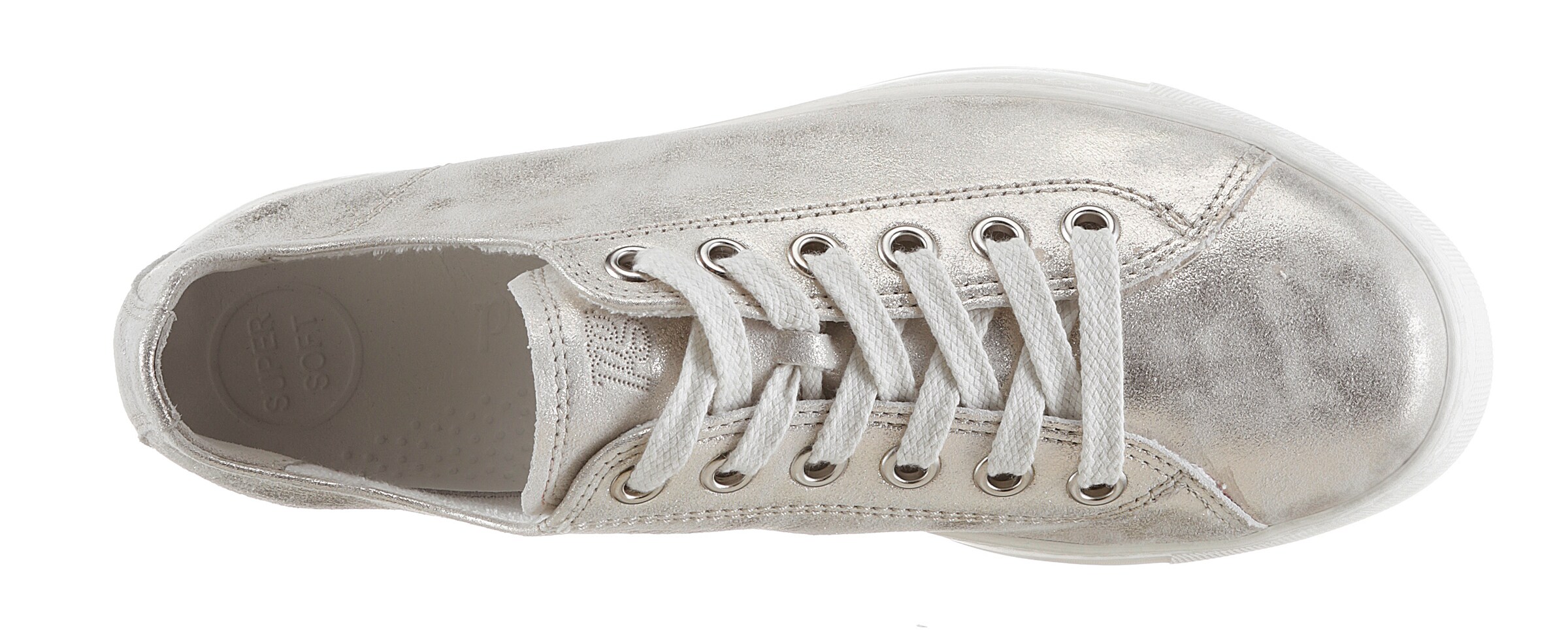 Paul Green Σνίκερ χαμηλό σε ασημί