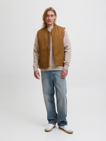 JACK & JONES Sweatshirt 'JJESOHO' in Bruin