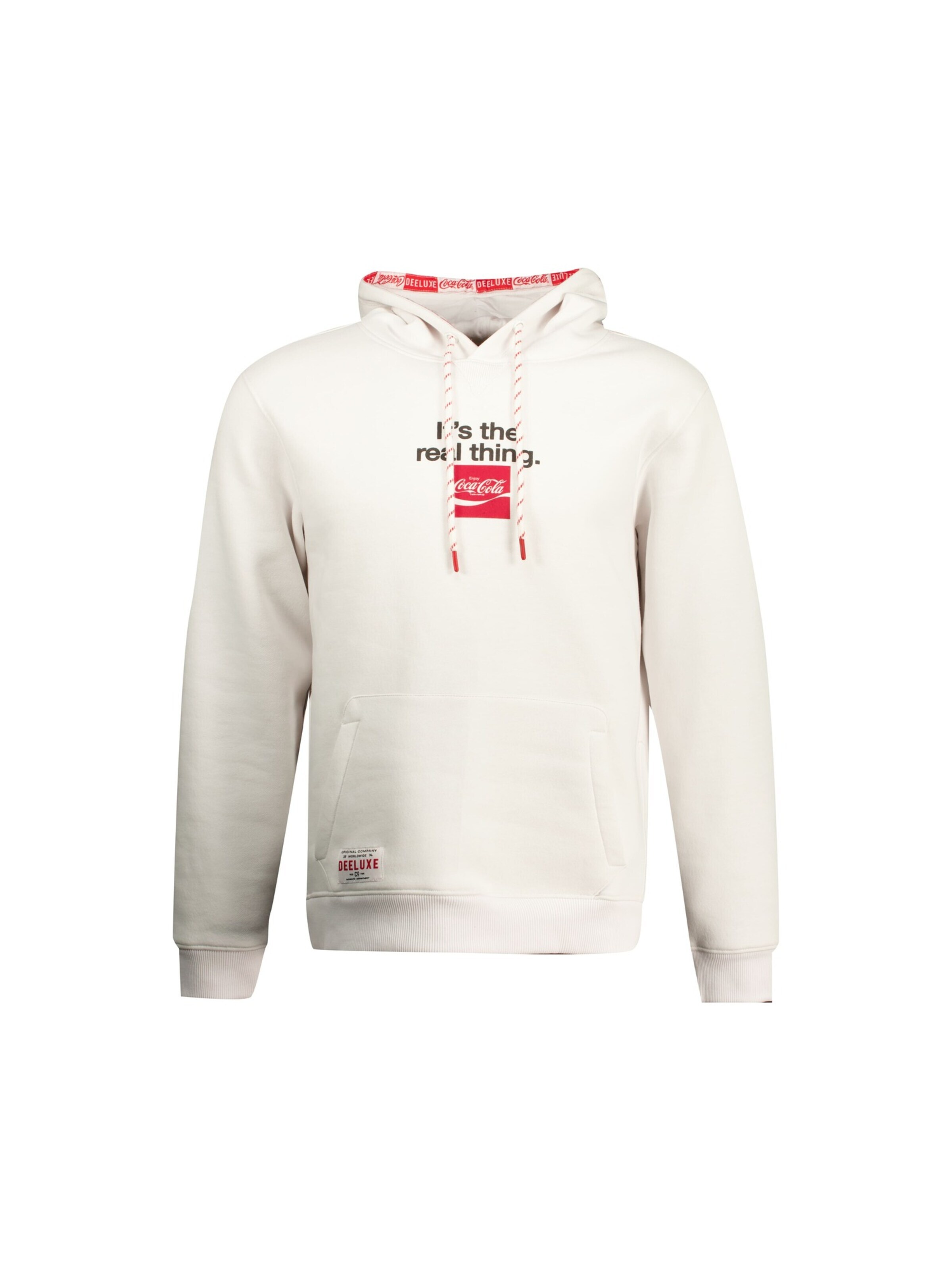 Deeluxe Sweatshirt 'Refresh' in Wit: voorkant