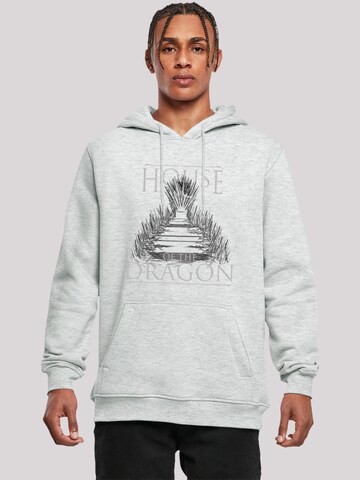 F4NT4STIC Sweatjacke 'House Of The Dragon Throne' in Grau: predná strana