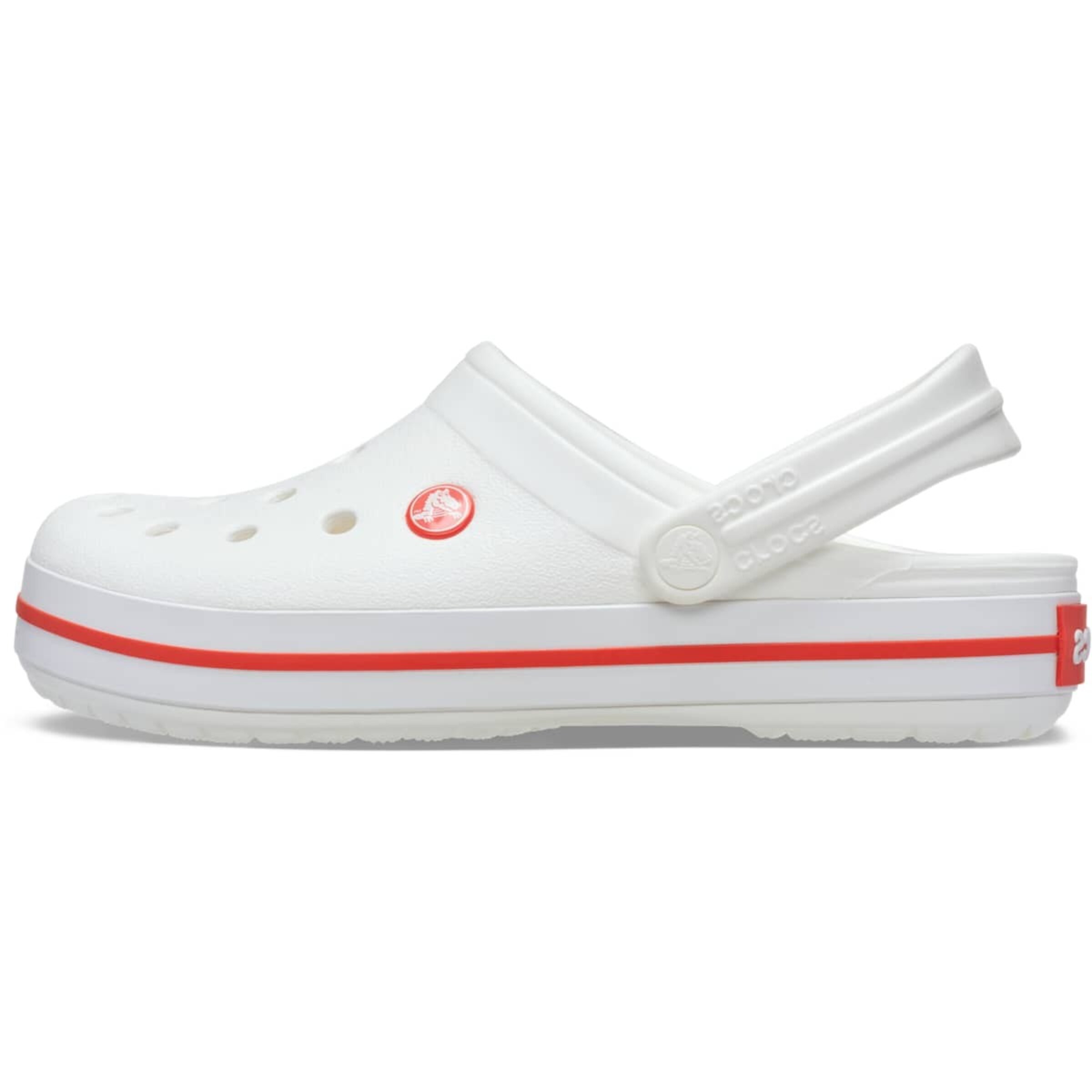 CrocsKlompe - bijela boja: prednji dio