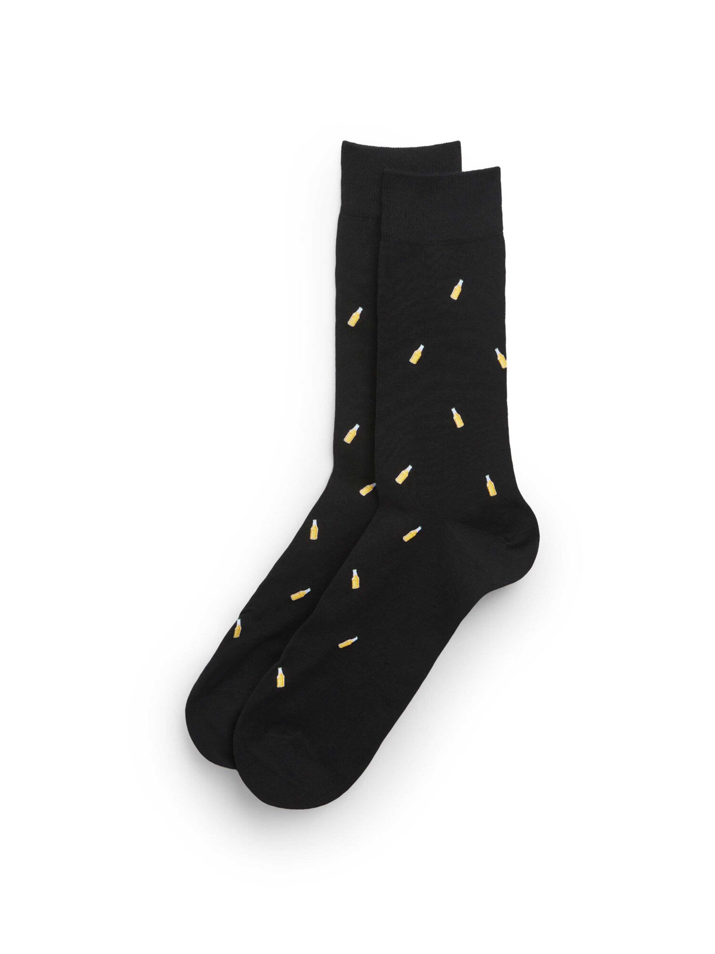 IUMAN Intimissimi Uomo Socks in Black: front