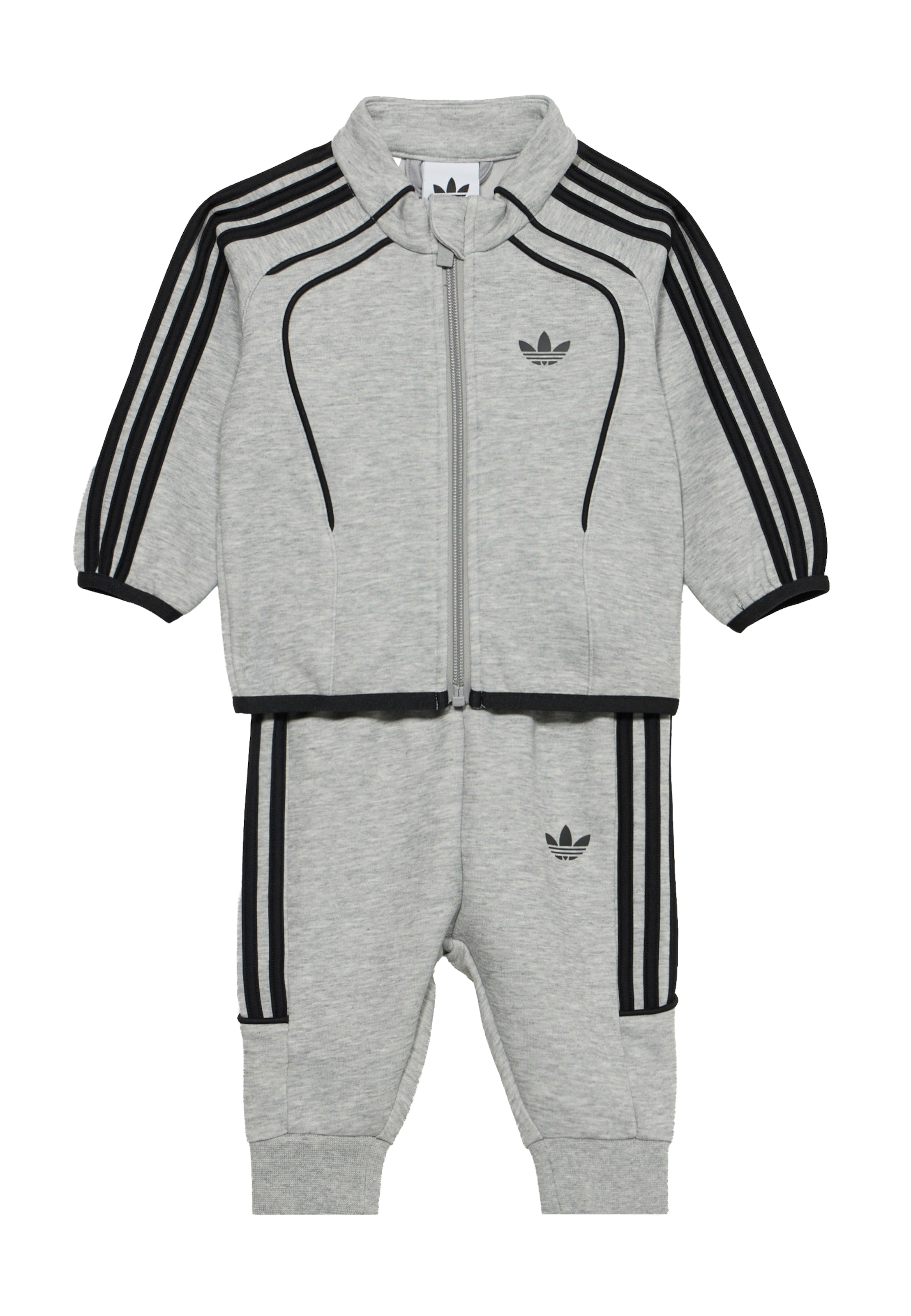 ADIDAS ORIGINALS Jogginganzug 'SPACER' in 62 in graumeliert / schwarz, Produktansicht