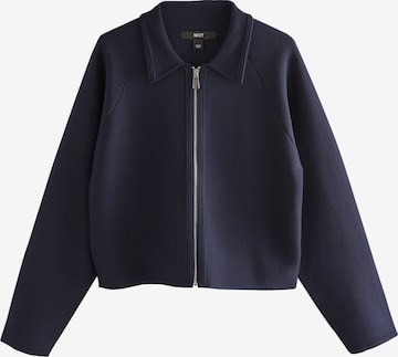 Geacă tricotată de la Next pe albastru: față