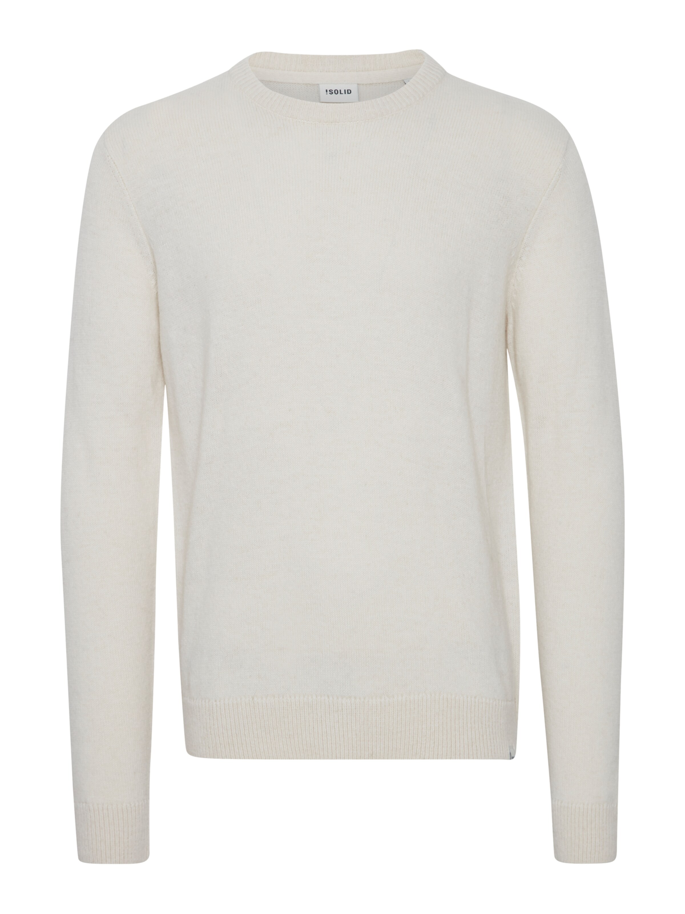!Solid Pullover in Beige: Vorderseite